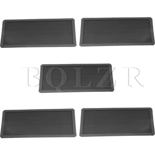 BQLZR 240mm in Width Black Magnetic Filter Mesh for PC Computer Chassis Cooling Fan Pack of 5