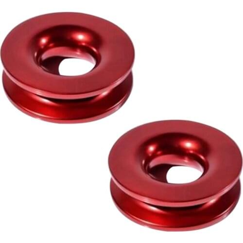 NEW-Truck Towing Rope Recovery Ring Trailer Soft Shackle Recovery Ring Winch Tow Rope for Off-Road Truck SUV ATV