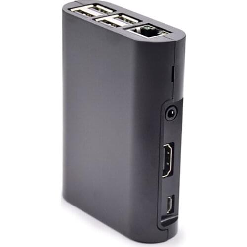 10PCS/LOT Raspberry Pi 3 Black Case Cover Shell Enclosure Box ABS box (PI not included)