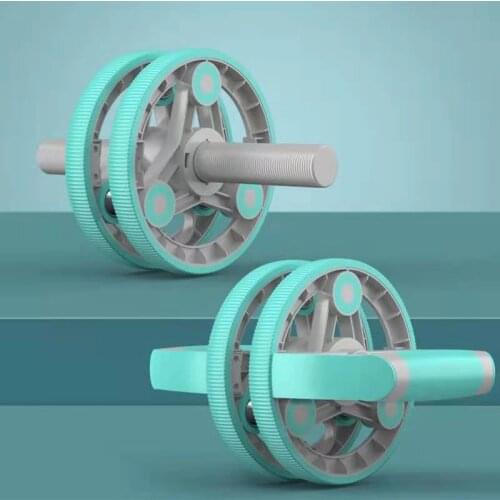 Two-wheeled Multifunctional Combined Abdominal Wheel Massage Roller Trainer Exercise Portable Workout Fitness Equipment 14 In 1