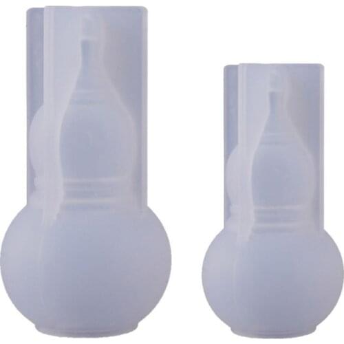 Crystal Gourd Pendant Silicone Mold Epoxy Resin Molds Jewelry Making DIY Crafts