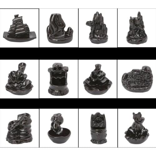 Various styles of tower incense burners, incense burners, reflux incense burners, creative aromatherapy, smoky, smoky incense