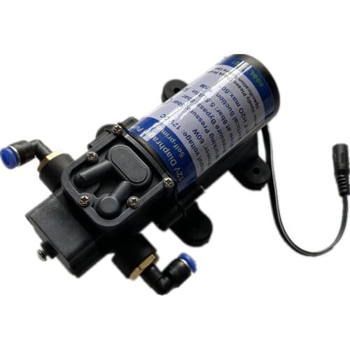 M123 DC12V 60W Diaphragm Water Pump 5.5L/min Electric Reflux Pump for Garden Irrigation Car Washing Mist Cooing Spraying System