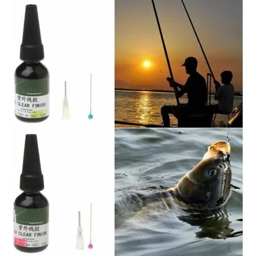 Instant Dry Cure UV Glue Fly Fishing Thick Flow Flies Binding Clear Finish Effective NIN668