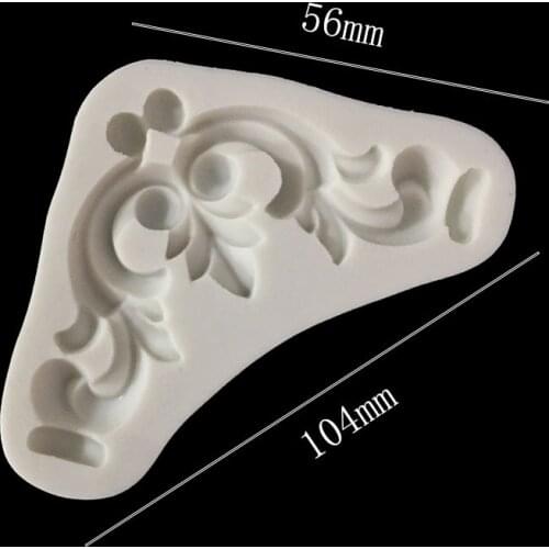 Minsunbak European relief Fondant silicone mold Classic retro pattern cake pattern decorative mold DIY Kitchen Baking tool
