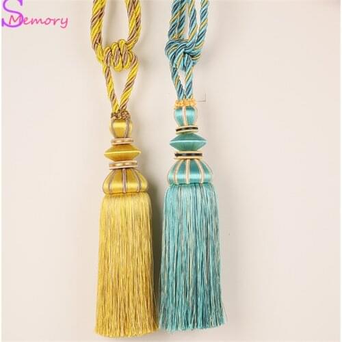 Ball European curtain tassels hanging ball tie strap holder accessories home decoration