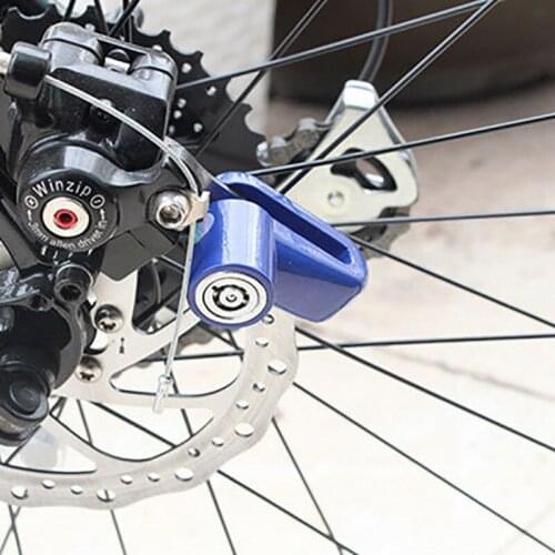 New Anti-Theft Disc Brake Lock MTB BMX Bicycle Rotor Safety for Motorcycle Scooter Bike Steel Mountain Road Brake Wheel Lock