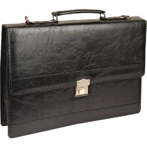 Alone Bag Black S Leather Briefcase (1207 Black) Quality Material Stylish Useful Long Life Waterproof