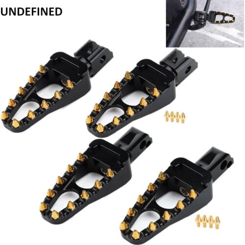Softail MX Style Foot Pegs Wide Footrest Pedal for Harley Softail Slim Breakout Fatboy Deluxe Heritage Classic Low Rider 2018-21
