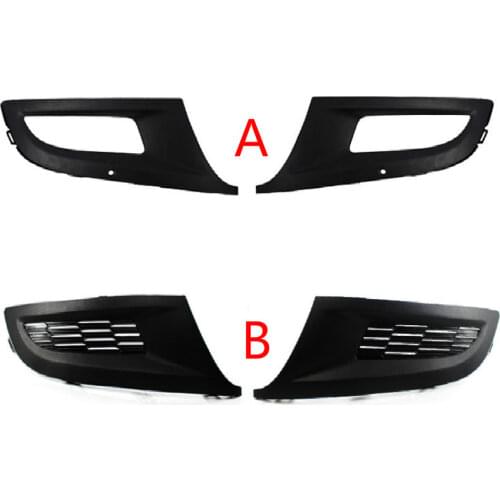 Fog lamp Frame Fog Lamp Cover Front Bumper Fog Lamp Grille lower Grilles For 2011-2013 Volkswagen Polo 6R