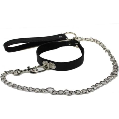 Sex Bdsm Bondage Slave Collar Leather Necklace Dog Pose Chastity Adults Games Erotic Sex Toys For Women Restraint Slave Sex Shop