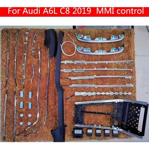 Interior Atmosphere Light For Audi A6L C8 2019 LED ambient light door light Footwell light Center Console No Need Programmer