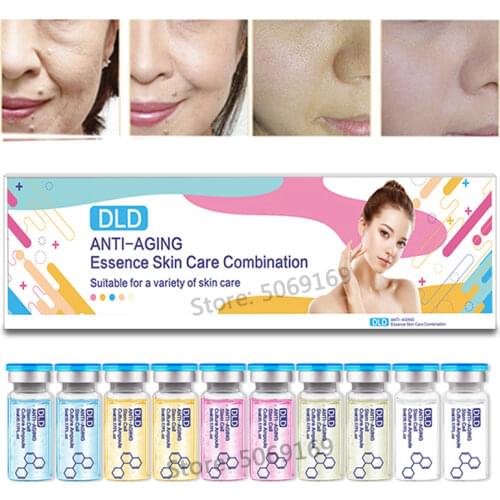 10pcs BB Cream Glow Nourishing Korean Makeup Beauty Salon Essence DLD Golden Brightening Serum for Smoothing and Repairing Skin