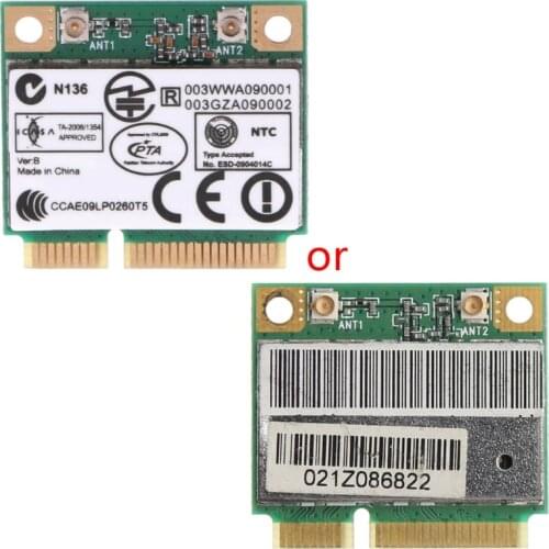 2021 New AR9285 AR5B95 Half Height Mini PCI-E 150Mbps Wireless Wlan WiFi Card For Atheros