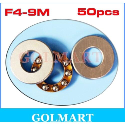 50pcs plane Axial Ball Thrust Bearing F4-9M Bearing 4mm*9mm*4mm RC Models