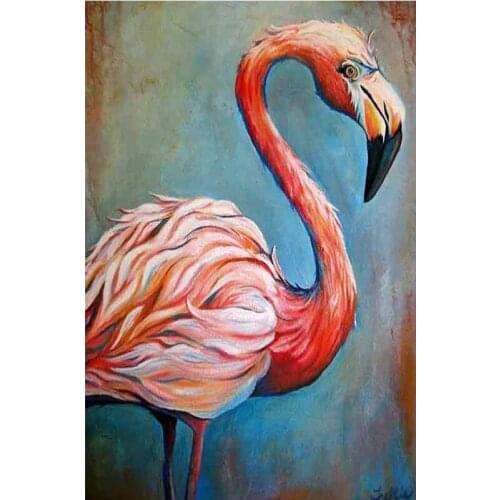 5d diamond embroidery Flamingo paintings icon cross stitch animal mosaic square rhinestone diamond painting