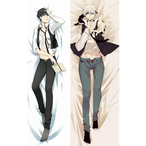 Anime JK Tokyo Ghoul Dakimakura Body Pillow Cover Case Cartoon Manga Kaneki Ken Male Boy Hug Pillowcase