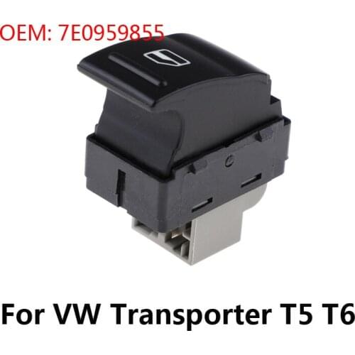 Car Electric Passenger Window Switch 4 Pins For VW Multivan Transporter T5 2005-2009 T6 2009-2014 7E0959855