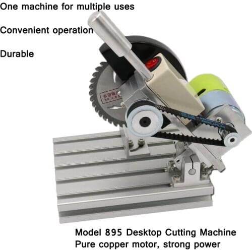 Household Multifunctional Cutting Machine Small Aluminum Cutting Machine Mini Desktop 45 Degree Wood Steel Cutting Machine