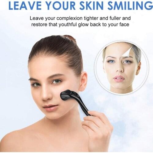 Yukui540 Derma Roller 0.2/0.25/0.3 Needles Titanium Mezoroller Micro-needling Roller for Skin Care Therapy Hair-loss Treatment