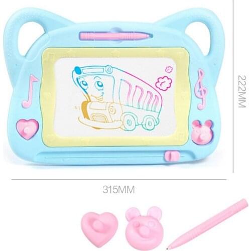 Drawing Board Childrens Cat Shape Magnetic Colorful Graffiti Board Sketch Pad Educational Toy for kids Erasable Writing Board