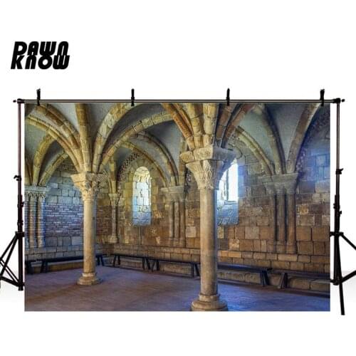 DAWNKNOW Indoor Photography Background Wedding Castle Brick Wall Photographic Backdrops Photo Studio Children Photocall lv2059