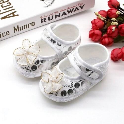 Spring AutumnBaby Girl Shallow Hook & Loop Floral Printed Cotton Shoes Newborn Soft Sole Casual Toddler Shoes 0-18M