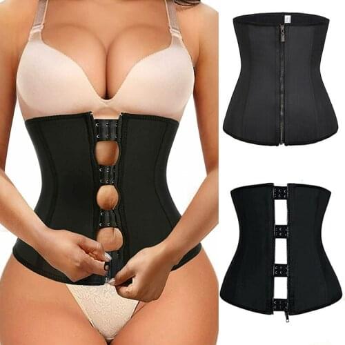 Shapewear Women Body Shaper Latex Waist Trainer Faja Slimming Belt Tummy Shaper Steel Boned Girdle Waist Cincher Fajas Mujer