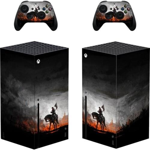 Knight Print Style Xbox Series X Skin Sticker for Console & 2 Controllers Decal Vinyl Protective Skins Style 1