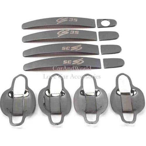 Stainless Steel Sticker For CHANGAN CS35 2012 2014 2015 2016 2017 Door Handle Cover Door Bowl Frame Holder Trims Car Accessories