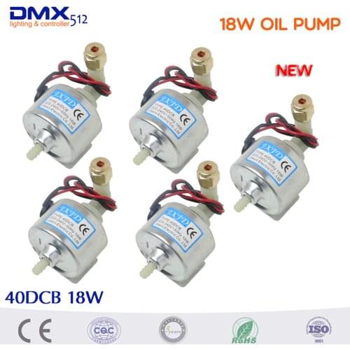 Free shipping 5PCS/LOT 18W Oil pump 400W-900W smoke machine dedicated oil pump fog machine pump