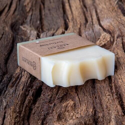 Tea TRee SoaP - ReDLaVi 100 g Natural Handmade Soap, Skincare, Moisturizing, Antibacterial, pure Vegan & Herbal Soap, Grade A