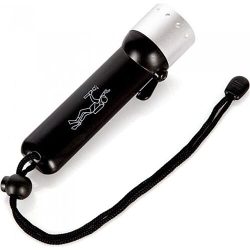 New LED portable submersible flashlight with 4 No. 5 batteries and 5 color unregulated magnetic switch lighting