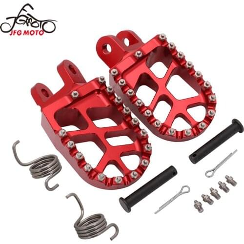 Motorcycle CNC Footrest Footpeg Foot Pegs For HONDA CR80R CR85R XR250R XR400R XR600R XR650L XR650R CRF1000L XR 250R 400R 600R