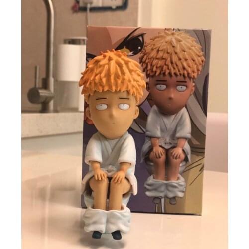 The Toilet Bald PVC Action Figures Collectible Model Hot Toy for Child the best Birthday Gift Toy with Original Box