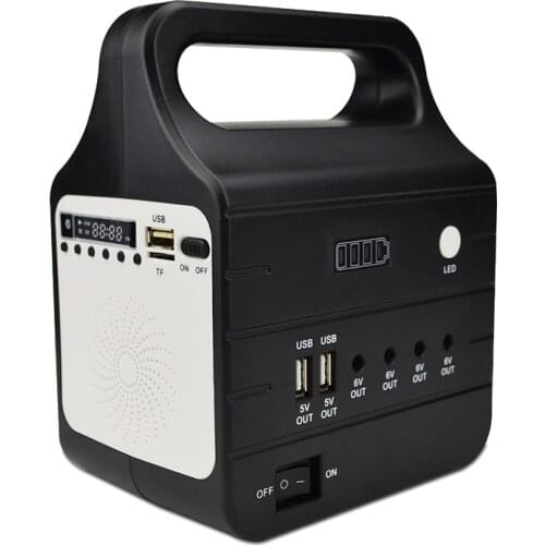 Portable Solar Charging Speakers Camping Party DJ Travel Mobile Power System Outdoor Emergency Lighting Stereo Loudspeaker