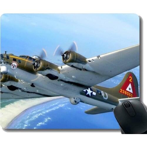 Mousepad Anti-Slip Mouse Pad,Military B 17 Bomber Mouse Pad for Office Desktop or Gaming Mouse Mat