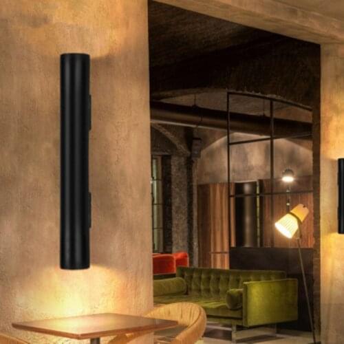 Nordic art creative bedroom bedside led wall lamp retro industrial style corridor loft aisle study wall sconce lamp