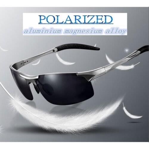 Polarized Sunglasses 2015aluminium-magnesium Alloy Super Cool Light Sports Driver Men Polarized Sun Glasses Uv400 Sunglasses