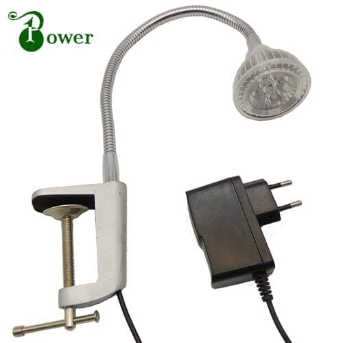 5W 110V 220V Work Bench Desk Lamp Clamp