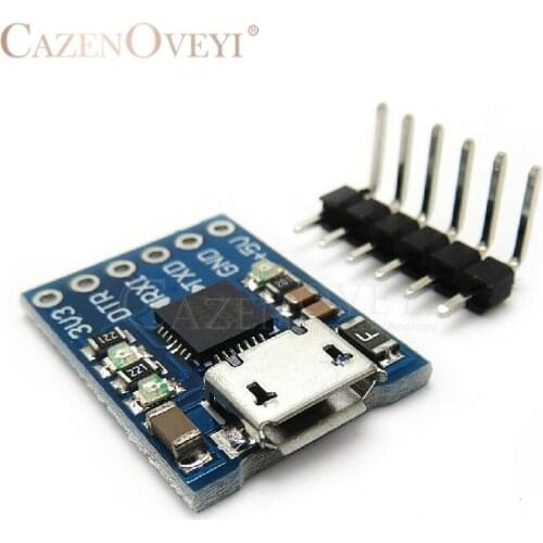 1pcs/lot 6Pin CP2102 MICRO USB a UART TTL Modulo Convertitore Seriale UART STC Sostituire FT232 In Stock