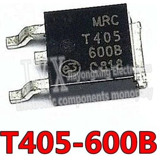 10PCS T405-600B TO-252 T405-600 405-600B Triac 4 Amp 600 Volt fast delivery