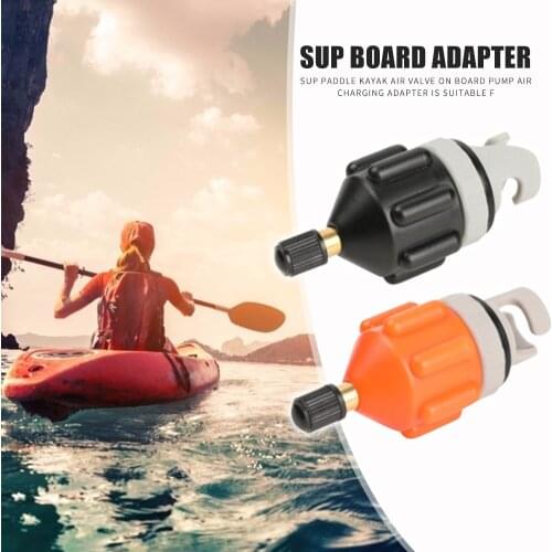 2pcs Kayak Tender Raft Mattress Airbed Nylon Rowing Boat Air Valve Kayak Inflatable Pump Adapter for Paddle Board