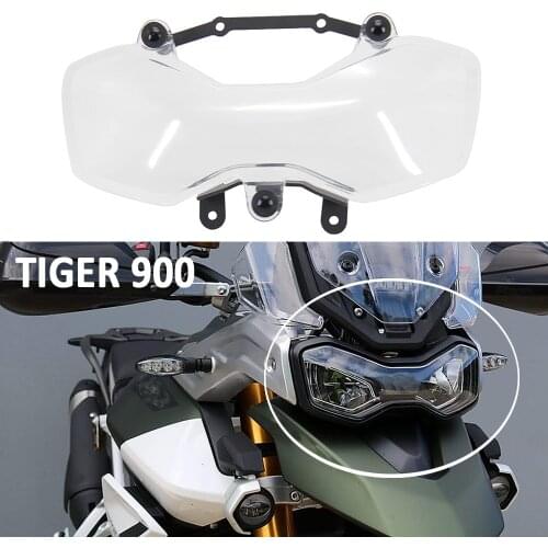 2020 NEW Motorcycle TIGER900 Acrylic Headlight Protection Protector Guard Front Lamp Cover FOR Triumph Tiger 900