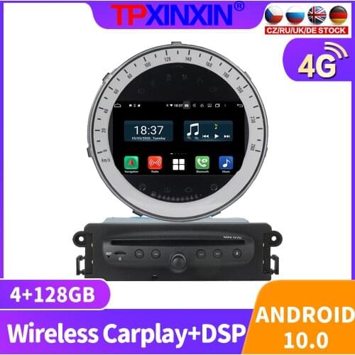 128GB Android 10.0 For BMW MINI 2010 - 2014 Car Radio Multimedia Video Player Navigation Stereo GPS Accessories Auto 2din DVD