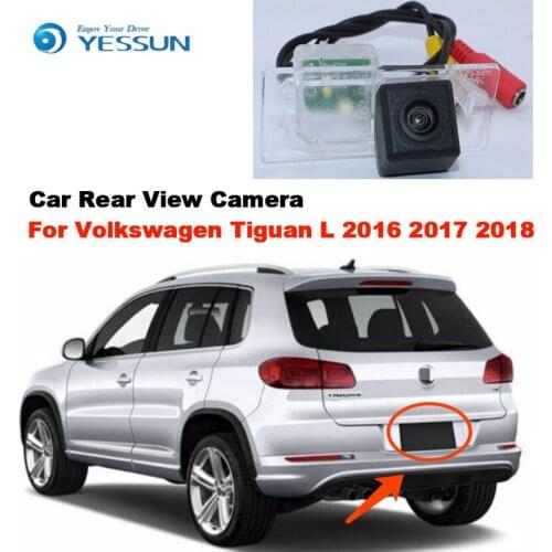 Car Parking Rear View Camera For Volkswagen Tiguan L 2016 2017 2018 CCD HD Night Vision Waterproof Backup Reverse CAM