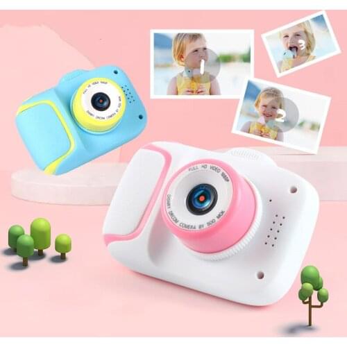 Mini Cartoon Kids Camera Creative Childrens Camera HD Digital Camera Portable 1080P Camera For Kids Birthday Christmas Gift#R30