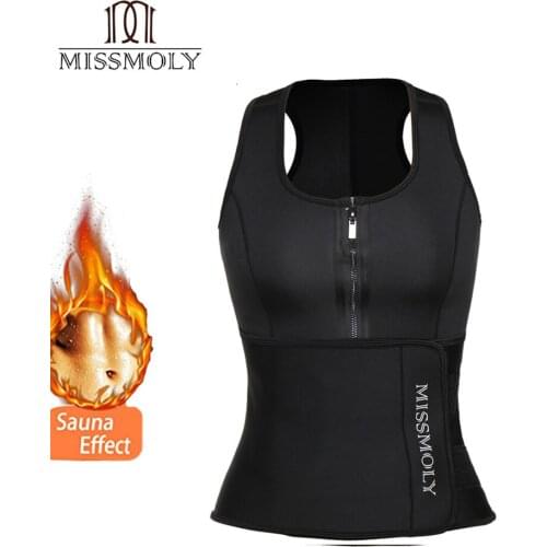 Miss Moly Neoprene Body Shaper Sweat Waist Trainer Modeling Belt Tummy Control Sheath Fitness Slimming Shapewear Cincher Corset