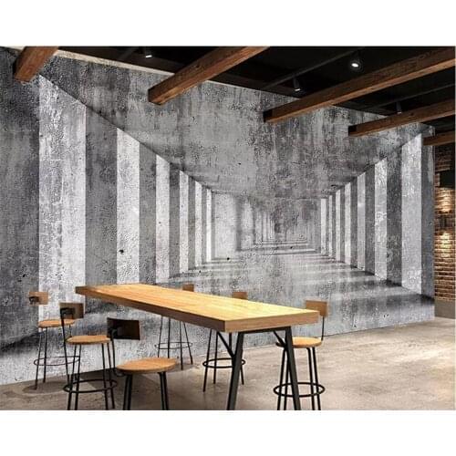 Beibehang Custom wallpaper 3D photo murals space tunnel lime wall corridor living room background wall paper 3d papel de parede