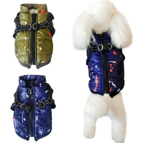 Dog Clothes Winter Warm Dog Jacket Coat Puppy Sleeveless Vest Snowsuit Clothing Pet Autumn Winter Waterproof Clothes
